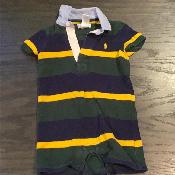 (4) 9M Ralph Lauren Rompers - Picture 2 of 5